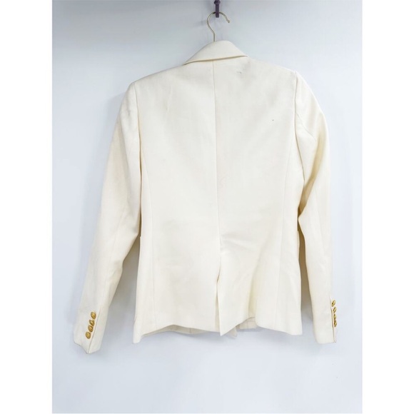 Nili Lotan Nathalia Jacket White Blazer Double Breasted NEEDS CLEANING Size 0 - Picture 11 of 11
